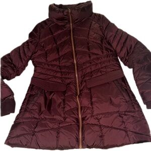 Marc New York Andrew Marc Burgundy Puffer Coat M